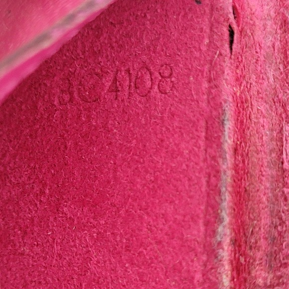 LOUIS VUITTON LV Iphone X phone Card Case Leather Brown Pink Monogram Bifold - Picture 5 of 11